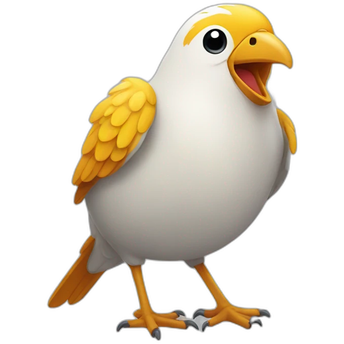 happy bird emoji