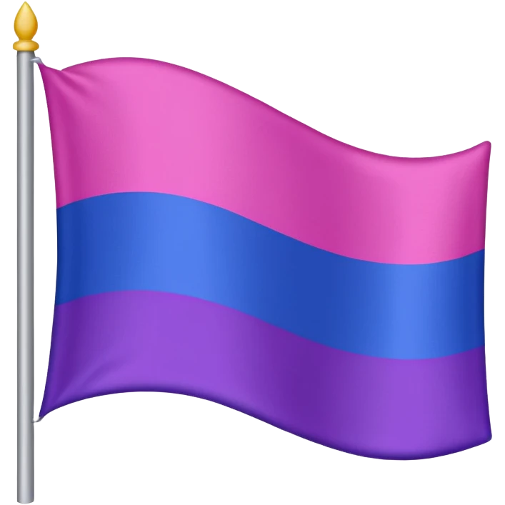 la bandera bixesual emoji