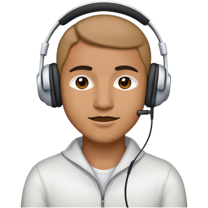 Kulaklık takan kesi calio emoji