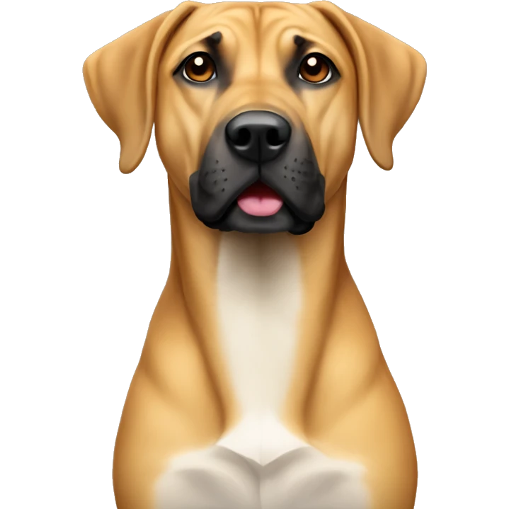 Black mouth cur  emoji