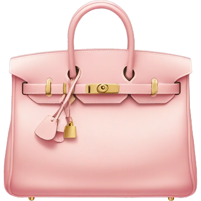 Light pink hermes birkin bag emoji