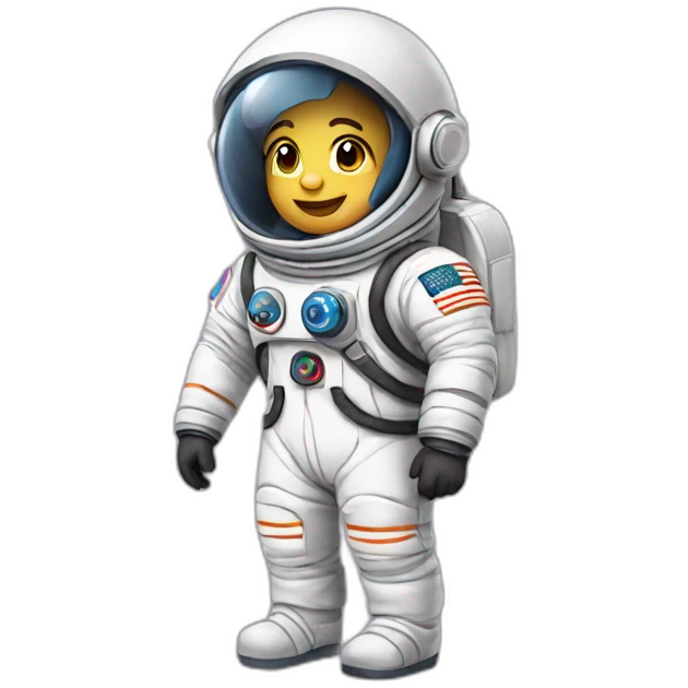 Astronauta cute emoji