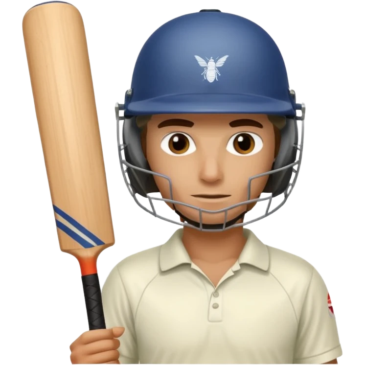 cricket batsman emoji
