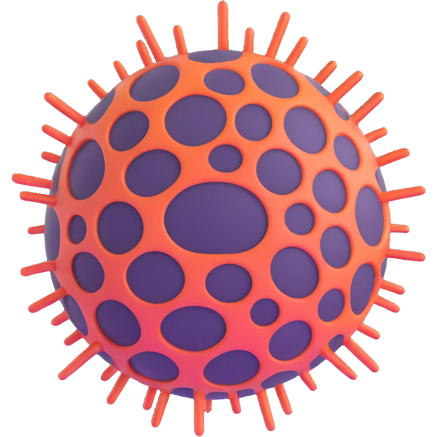 virus cell microorganism emoji