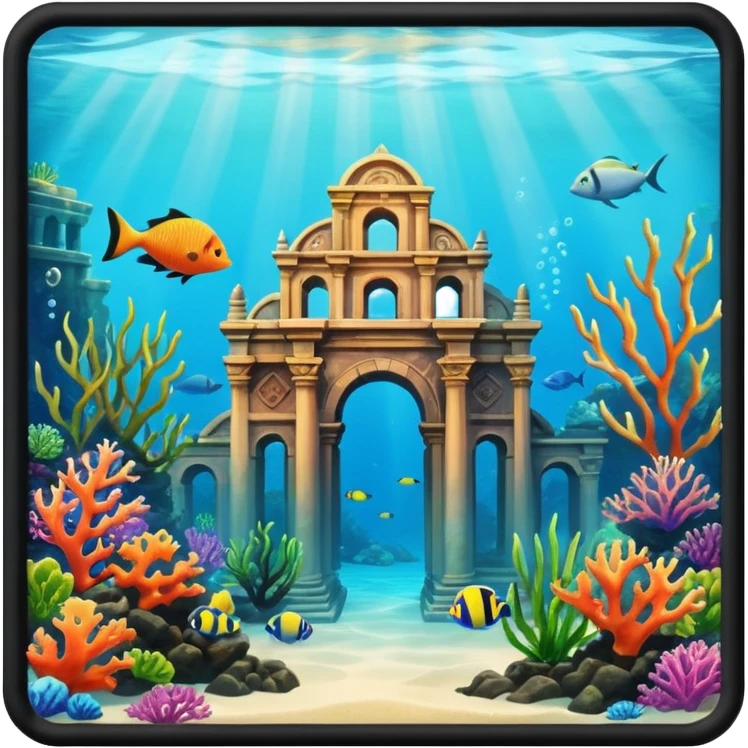 The Lost Island of Atlantis emoji