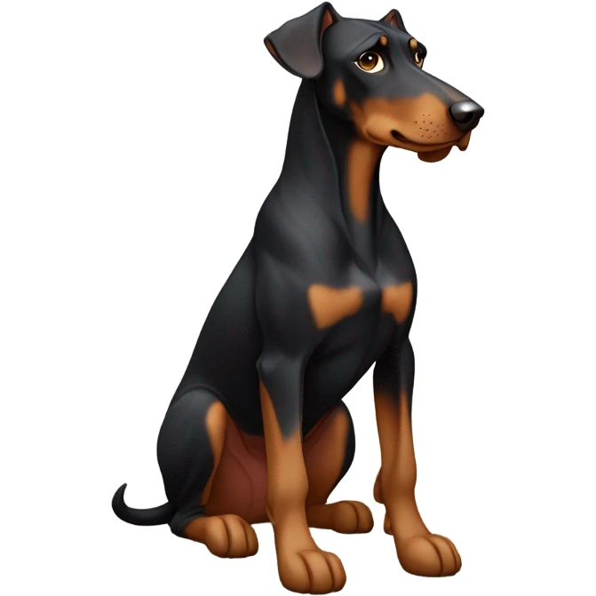 Doberman emoji