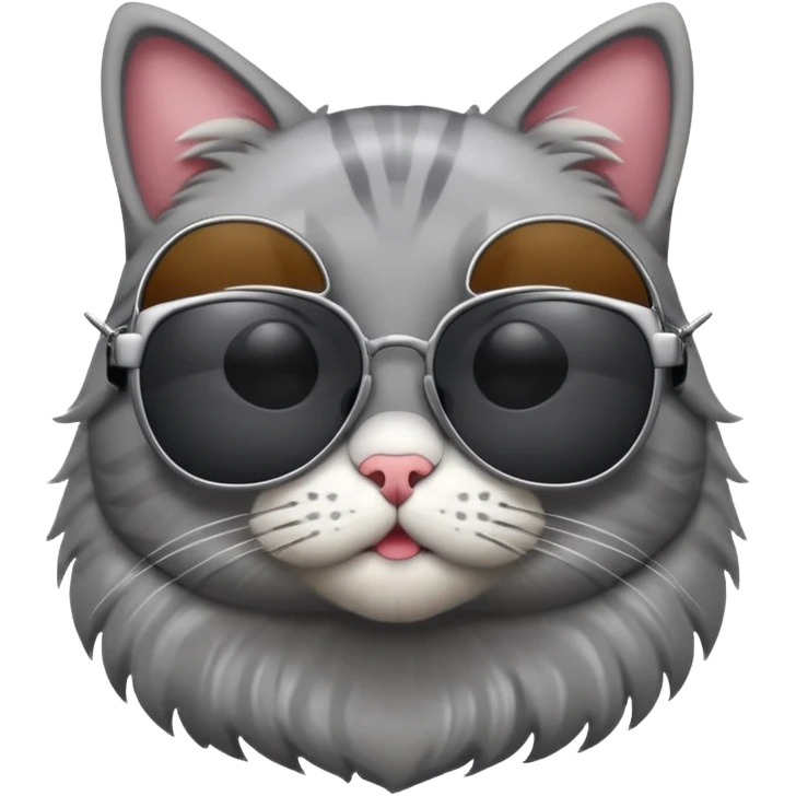 Cat wearing sunglasses emoji