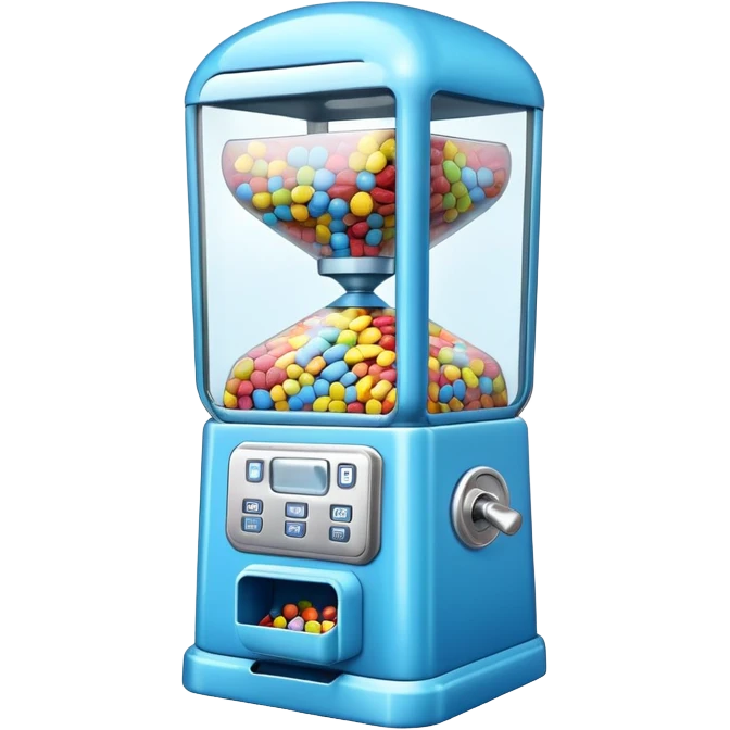 blue Candy machine emoji