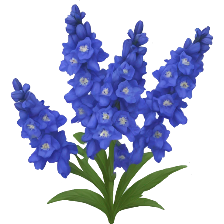 delphinium bouquet emoji