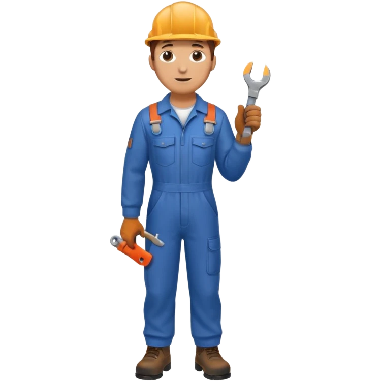 mechanic full body emoji