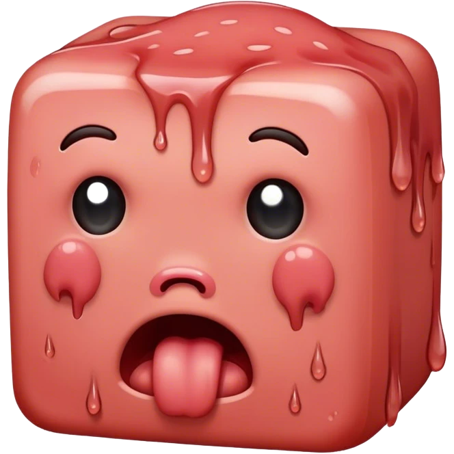 crying meatcube emoji