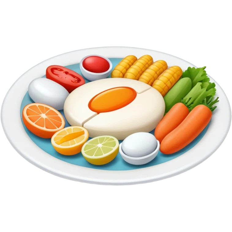 medication and food seperately emoji