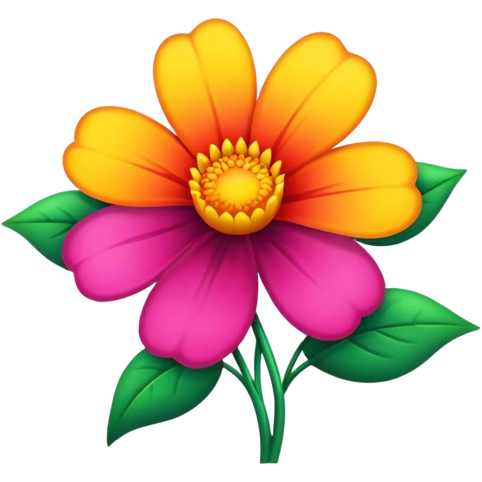 Fiyonklu çiçek  emoji