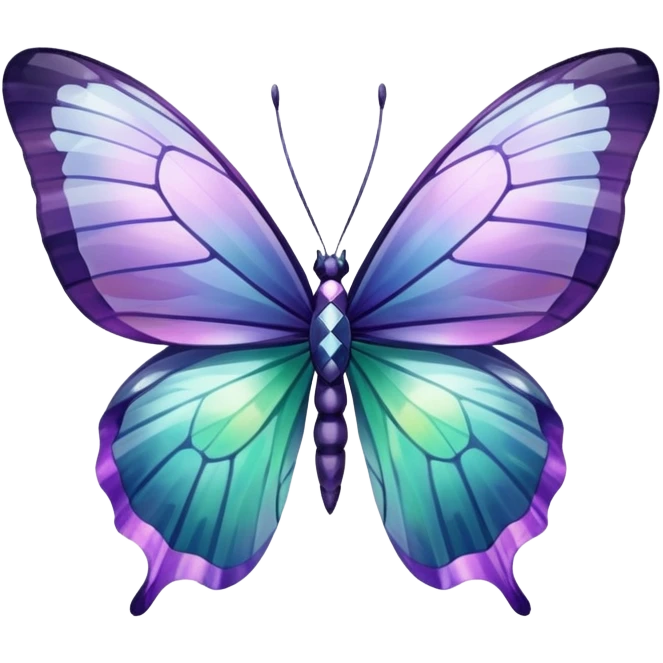 Fluorite butterfly emoji