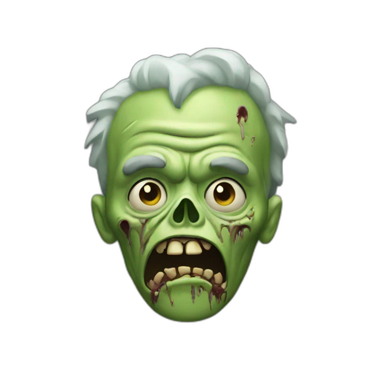 Un zombie qui fume emoji