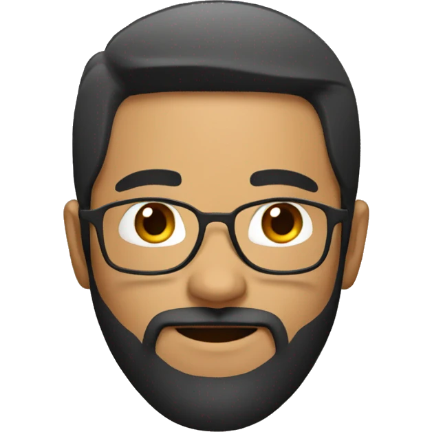 Brown Asian with beard  emoji