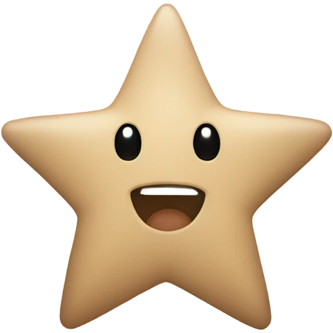 beige star emoji