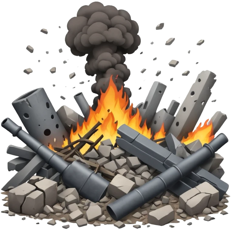 war and destruction emoji