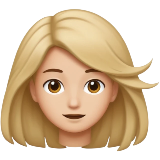 Hair flip emoji