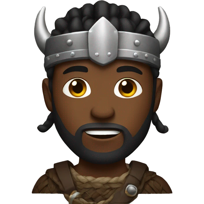 viking black man emoji
