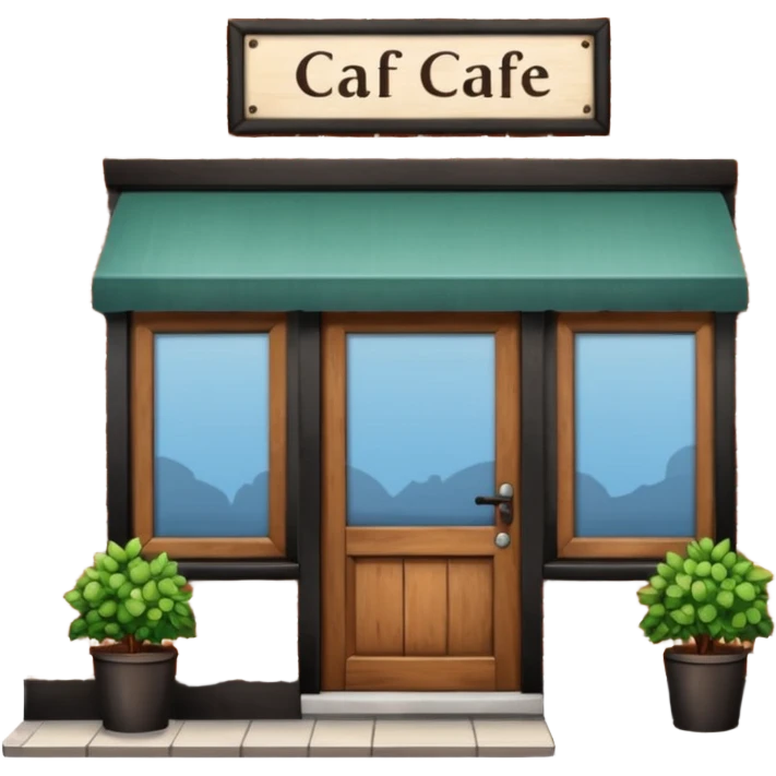 tienda por fuera de café ARUA emoji