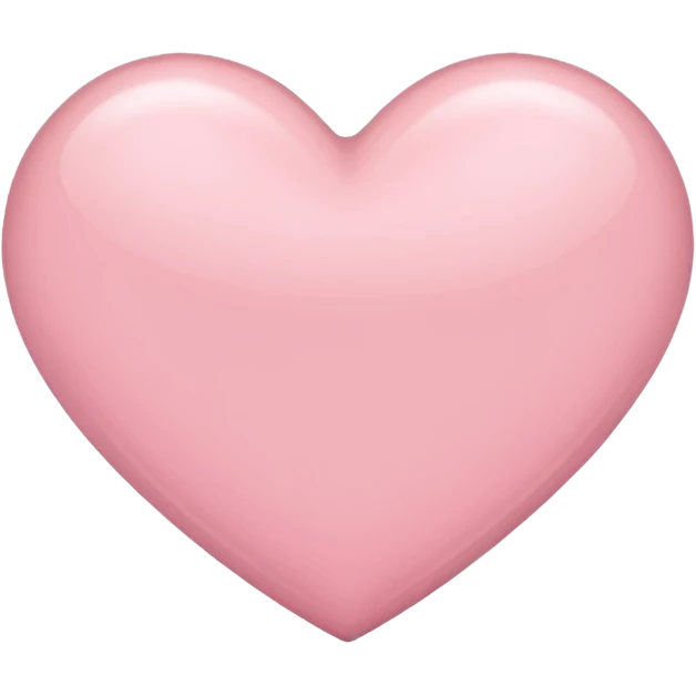 light pink heart emoji