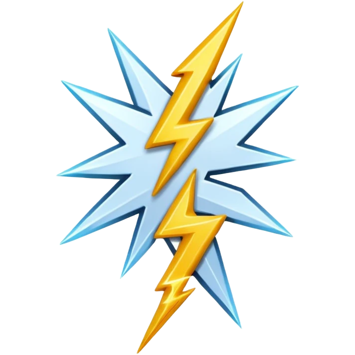 lightning emoji