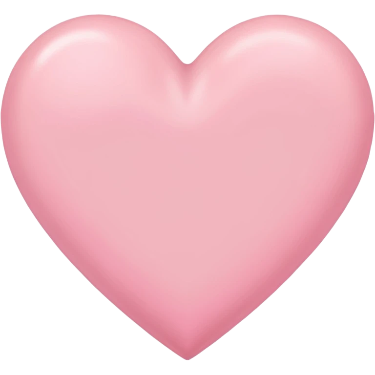 Pink pastel heart emoji