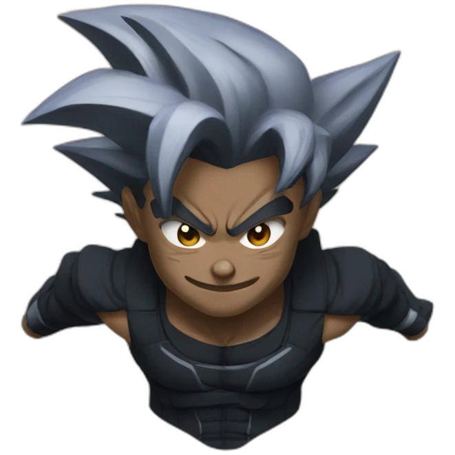 Black goku emoji
