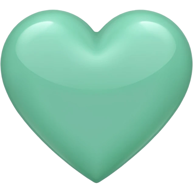 haz un corazon verde menta emoji