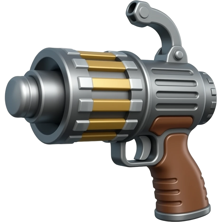 minigun with spinning barrel emoji