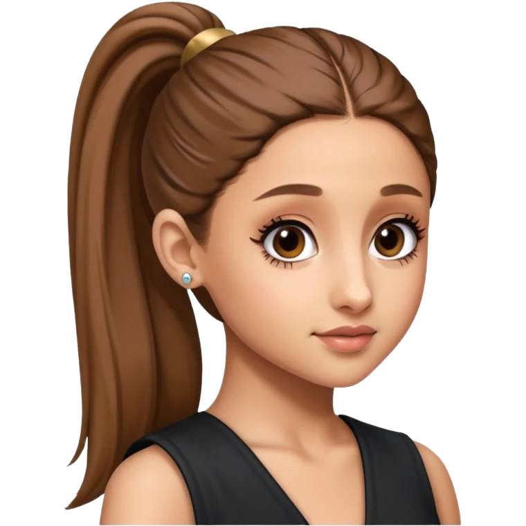 ariana grande ponytail 2025 a little older she’s 32 emoji