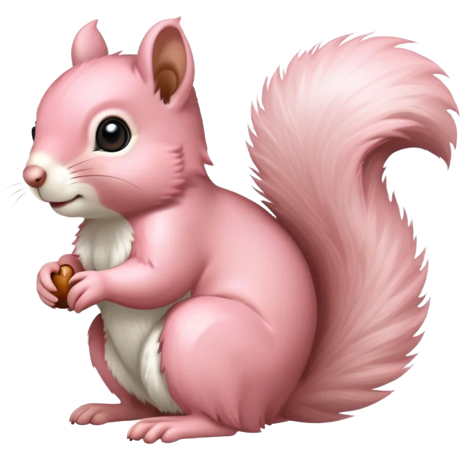 Light pink squirrel emoji