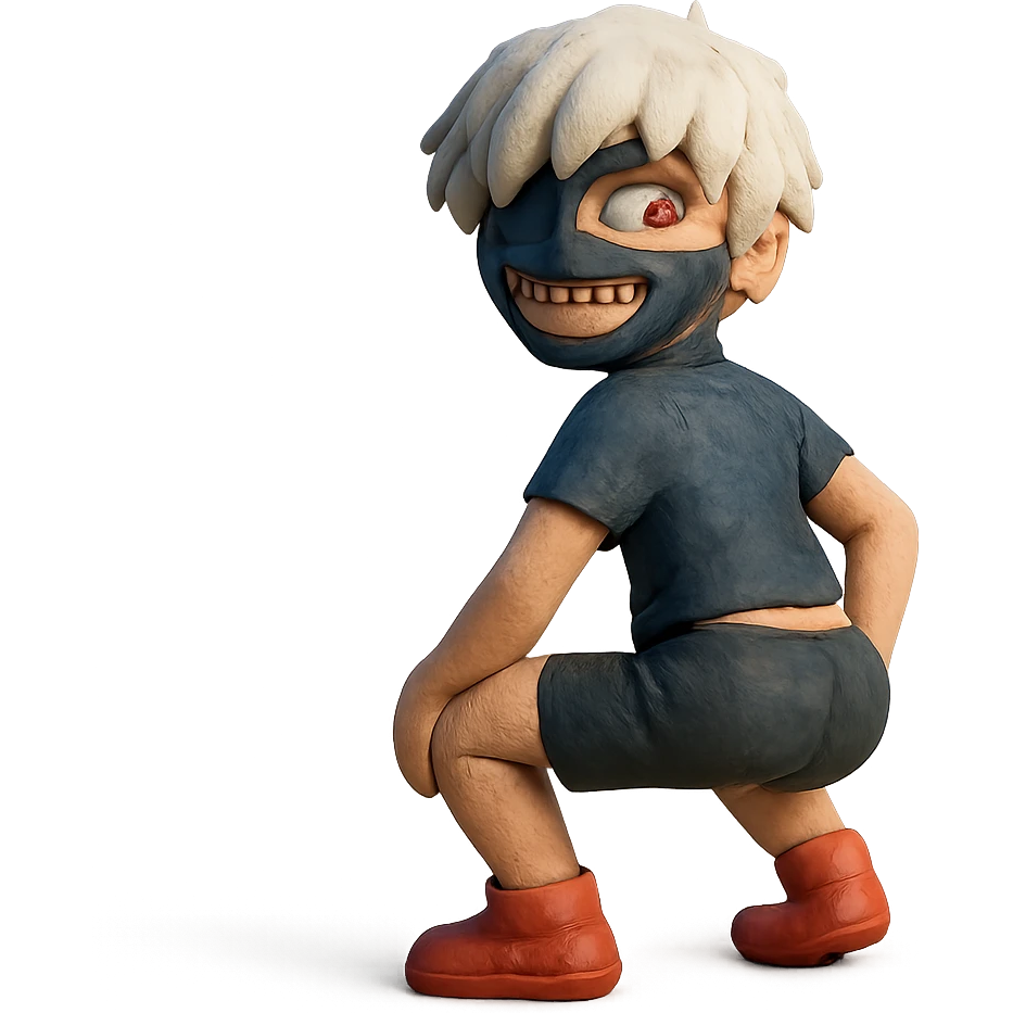 Kaneki from Tokyo Ghoul twerking emoji