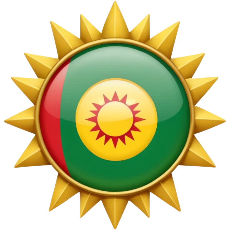 Make original kurdstan flag emoji