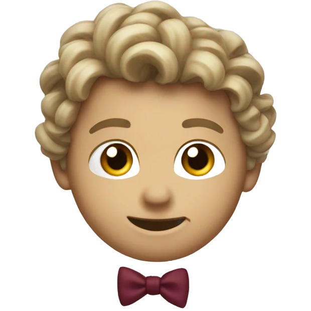 Un noeud bordeau emoji emoji