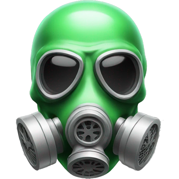 skull with gas mask emoji