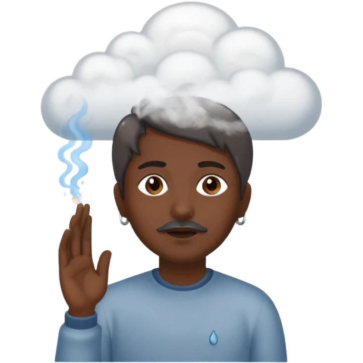 indian communication with smoke emoji