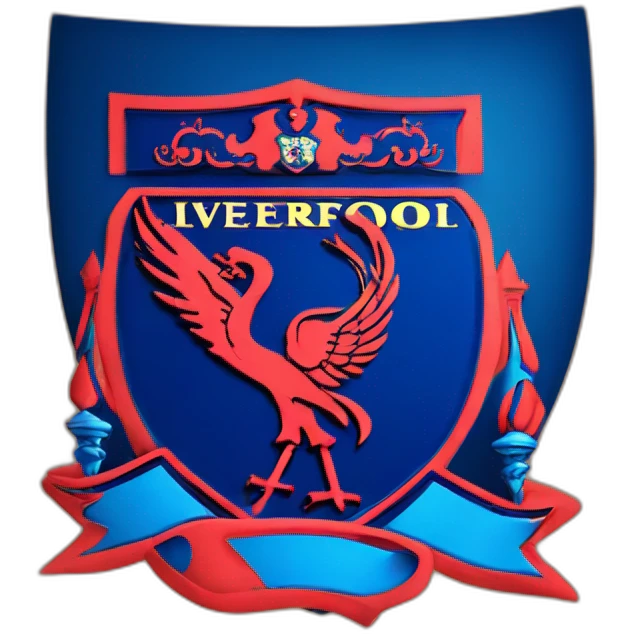 Fc liverpool logo but blue emoji