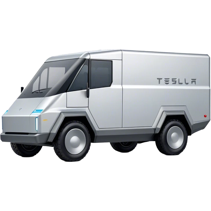 Tesla Cybertruck - Tesla (Model Year: 2022) (Iconic colour: Silver) emoji