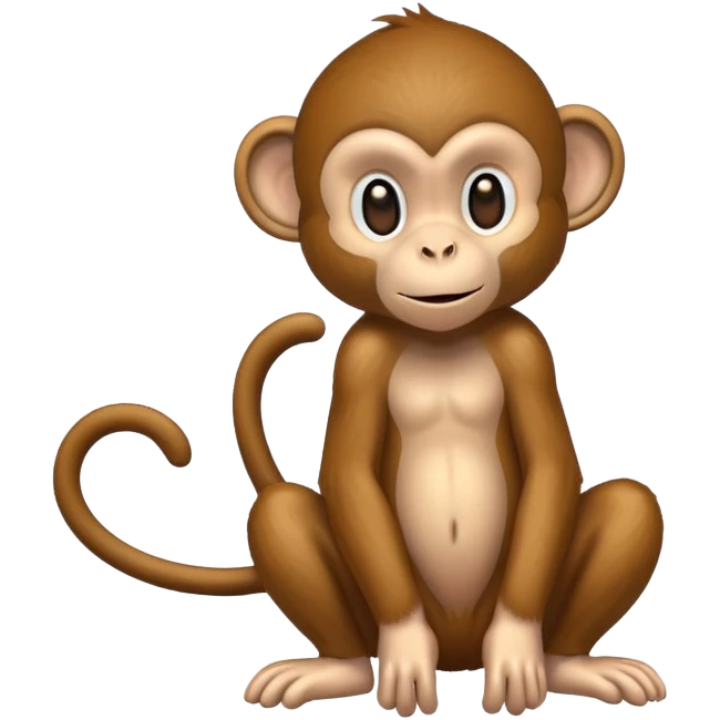 Monkey itch butt emoji