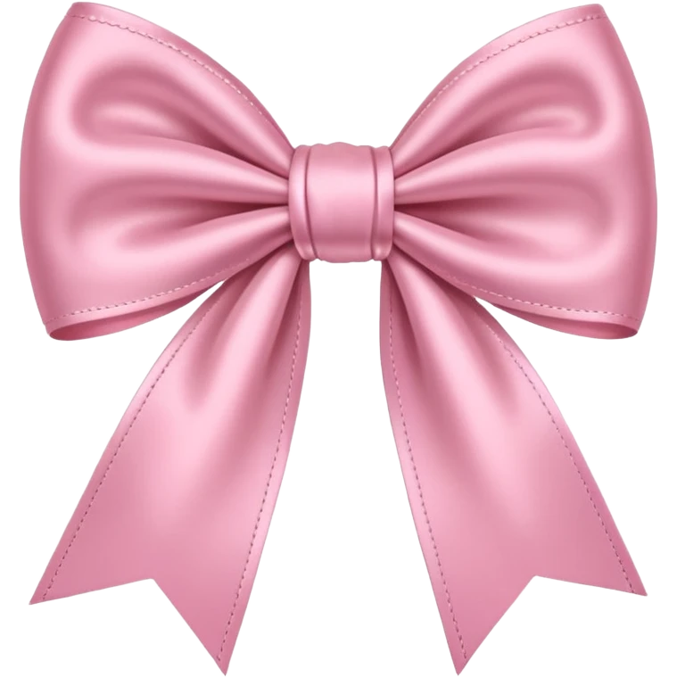 Baby pink bow emoji