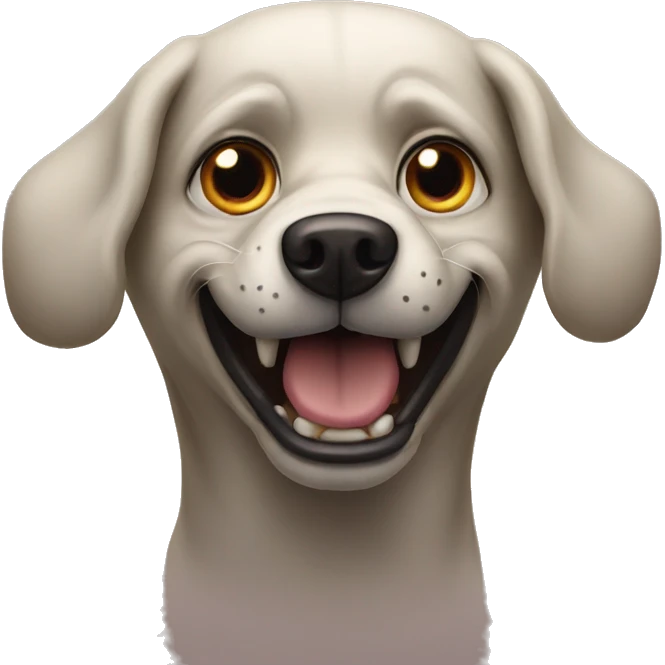 scary dog emoji