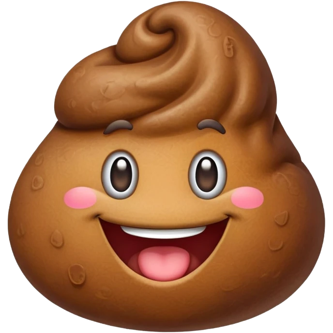 Un caca joyeux  emoji