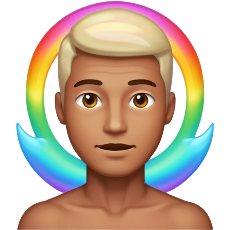 A man with aura emoji