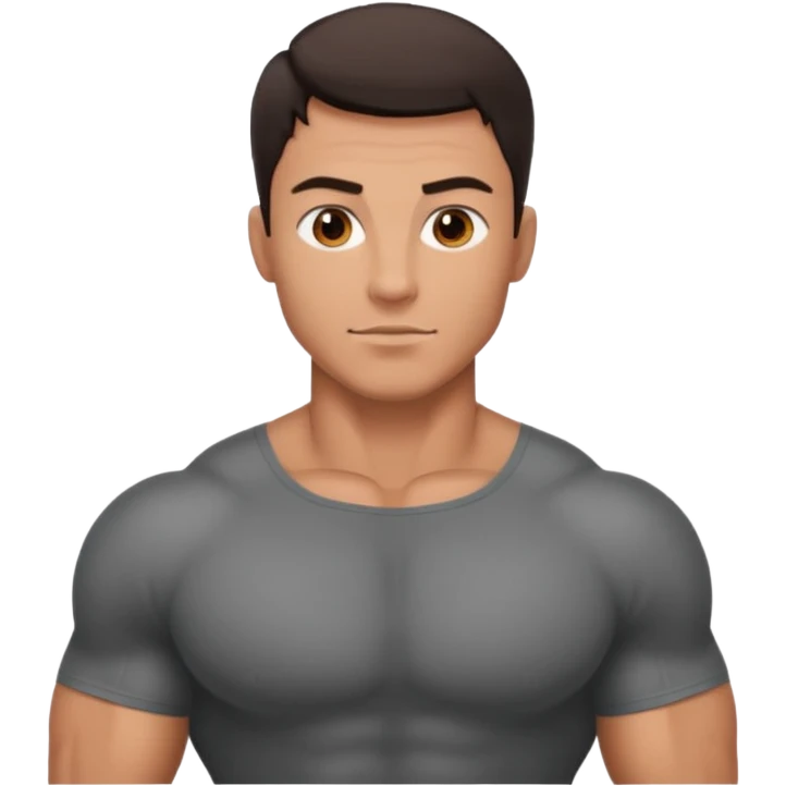 Sexy handsome muscular man emoji