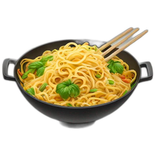 Stir-fry-noodles-in-wok emoji