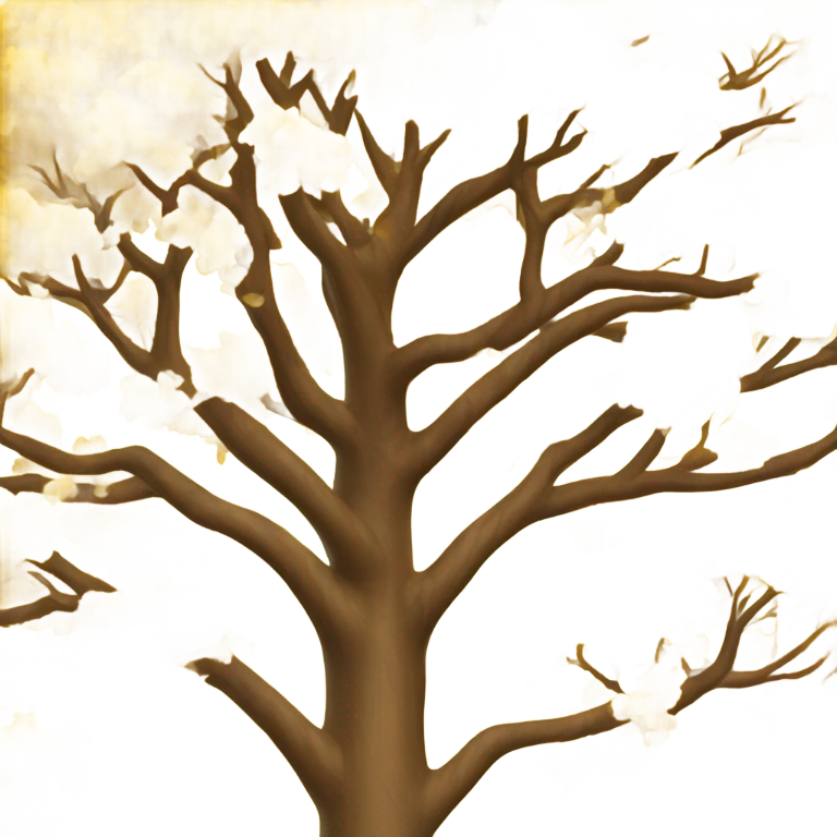 Yellow Tree emoji