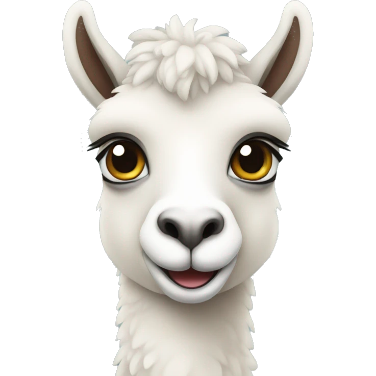 cute lama emoji
