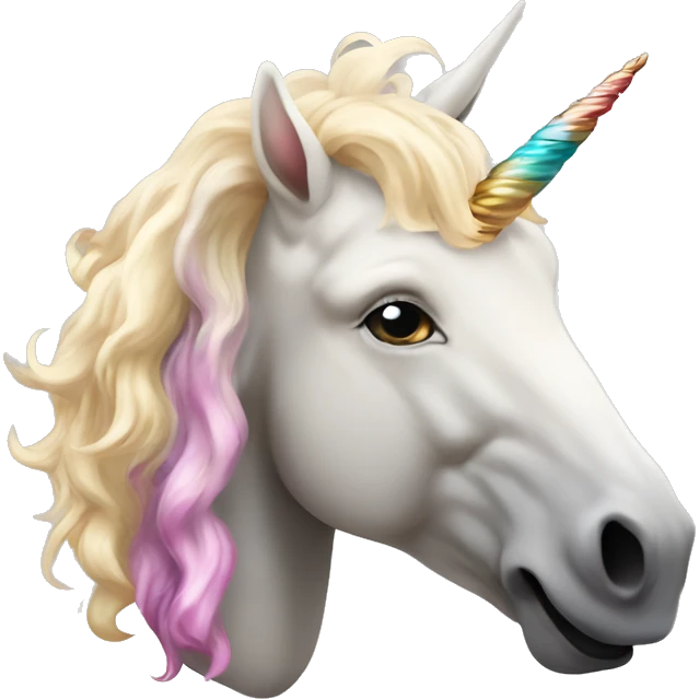 Albert Einstein and unicorn clipart style ghibi emoji
